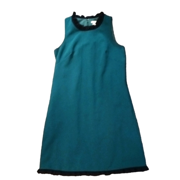 J. Crew Emerald Green Sleveless Midi Dress Size 6 - Picture 8 of 8